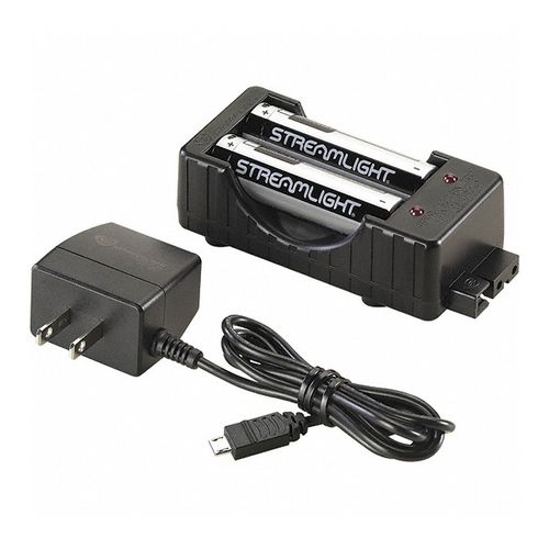 Main product image of SL-B26 Lithium-Ion Battery Charger, 2-Bay, Includes 120V AC Adapter, USB Cord & (2) SL-B26 18650 Batteries, 22011