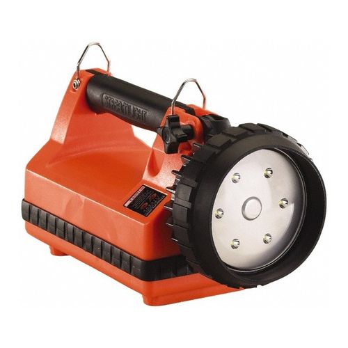 Main product image of E-Flood LiteBox, White LED, Orange Plastic Body, 1 Lead-Acid Battery Included (615 Lumens), 45801