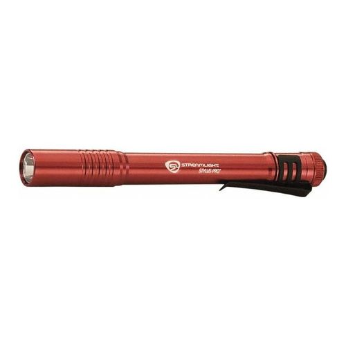 Main product image of Stylus Pro Mini Penlight w/ White C4 LED Bulb, (2) AAA Batteries Included, Red, 66120
