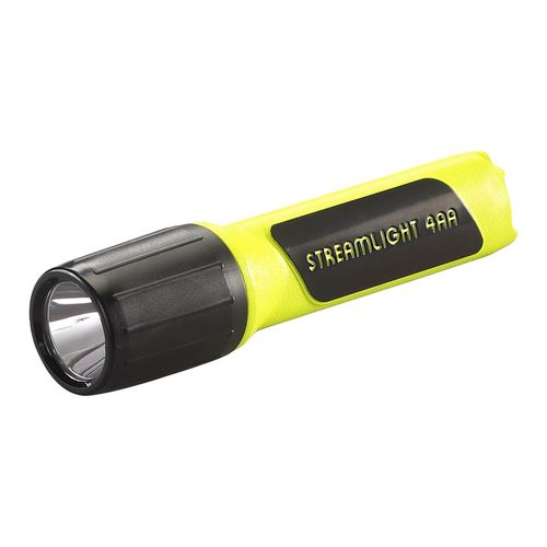 Main product image of 4AA ProPolymer LUX Div 1 Polymer Handheld Flashlight, LED, 6 Hr Max Run Time, w/ AA Battery, Yellow, 68602