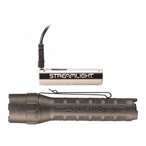 Main product image of PolyTac X USB Nylon Polymer Handheld Flashlight, LED, 36 Hr Max Run Time, 4 Light Modes, Black, 88613
