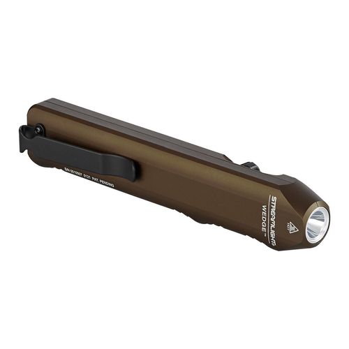 Main product image of Wedge Rechargeable EDC Flashlight, 300 Lumens, White LED Bulb, Includes USB-C Cord & Lanyard, Coyote, 88811