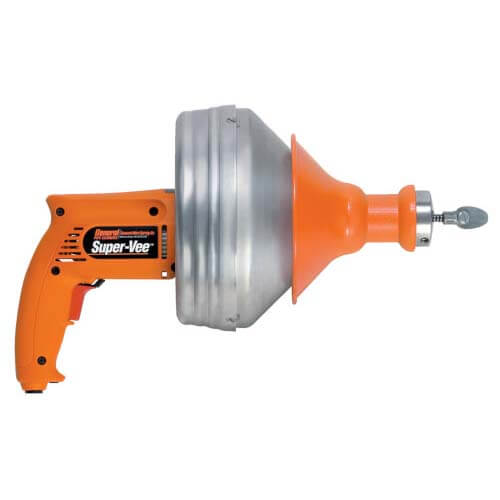 Main product image of SV-A-WC Super-Vee Drain Cleaner with 25' x 1/4"/25' x 3/8" Cables, 100030