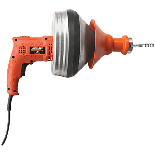 Main product image of SV-F-WC SUPER VEE Drain Cleaner with 25' x 1/4" Cable, 100130