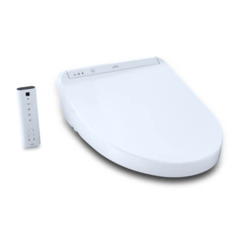 Main product image of K300 Washlet Electric Heated Bidet Toilet Seat for Elongated Toilet (Cotton White)