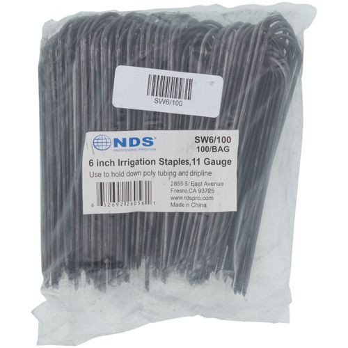 Main product image of 6" SOD Staple Round Top (100/bag)