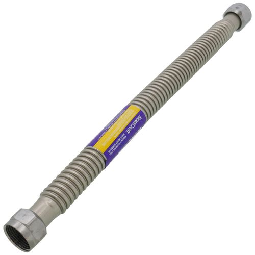 Main product image of 3/4" ProCoat Flexible Corrugated Stainless Steel Water Heater Connector (15" Length)