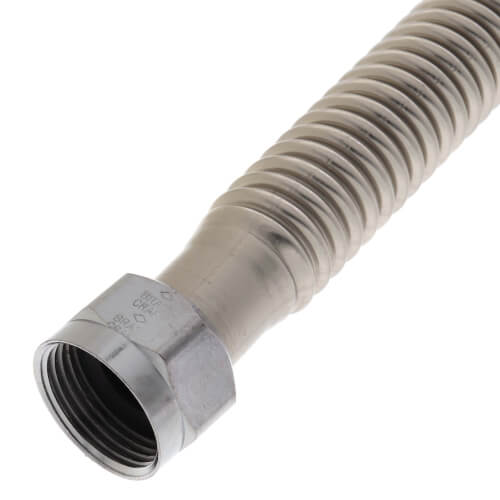 Main product image of 3/4" ProCoat Flexible Corrugated Stainless Steel Water Heater Connector (18" Length)