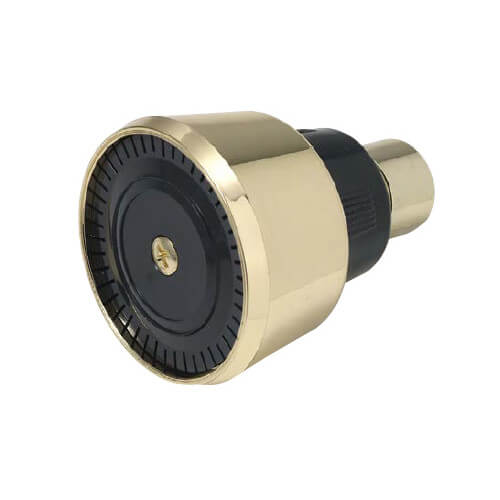SWD0421 Brasscraft SWD0421 Mixet Full Spray Polished Brass Shower Head (2.5 GPM)