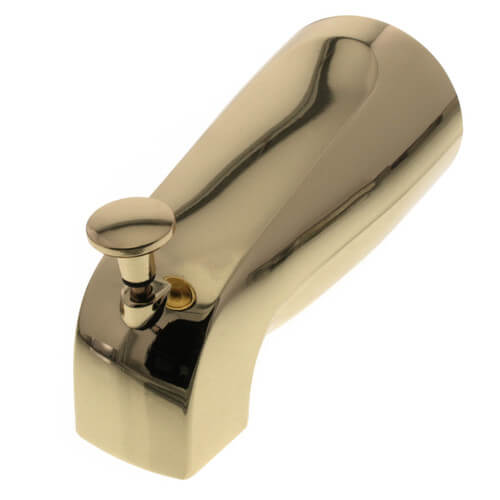 SWD0425 Brasscraft SWD0425 51/8" Mixet Quicklift Polished Brass Diverter Tub Spout (for 1/2