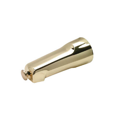 Main product image of 6-1/2" Mixet Polished Brass Diverter Tub Spout (1/2" Slip-On)