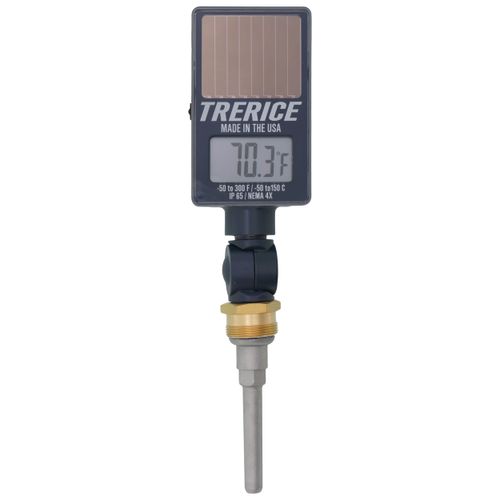Main product image of 3-1/2" Adjustable Angle Light-Powered Digital Thermometer (-40-Degree (F) to 300-Degree (F) & -40-Degree (C) to 150-Degree (C))
