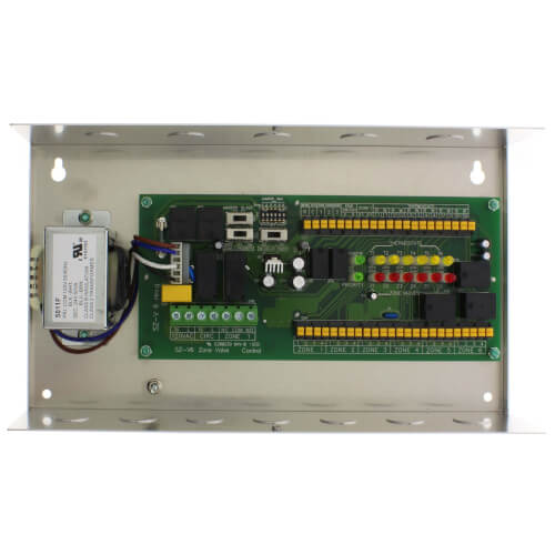 Main product image of 6 Zone Valve Controller with Priority Protection & Replaceable Built-In Transformer