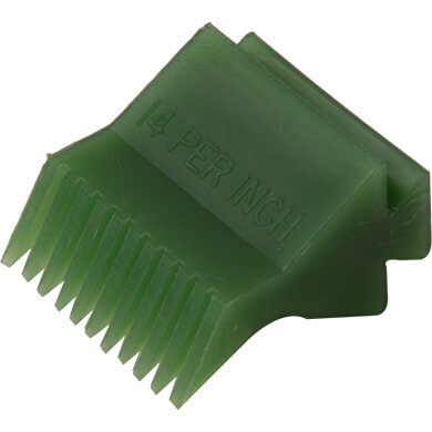 T-14 - DiversiTech T-14 - Light Green Multi-Head Fin Comb Tool (Pack of 3)