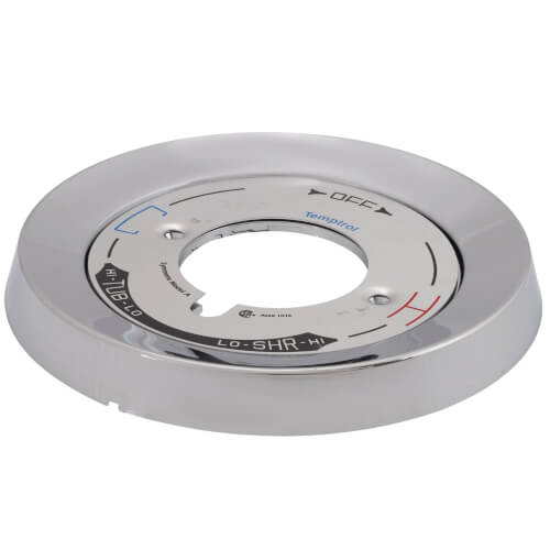 Main product image of Polished Chrome Temptrol Model A Escutcheon, T-27-ESC-A