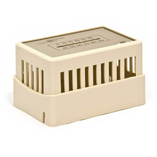 14004910-004: Taupe Thermostat Cover Vertical Mount Setpoint and Thermometer Concealed main image 0