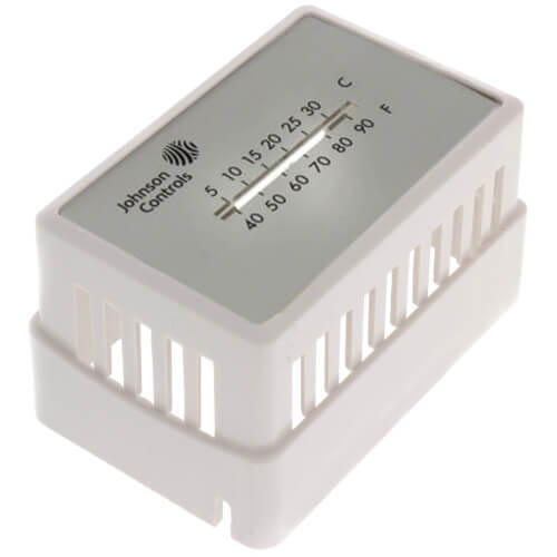 T40003142 Johnson Controls T40003142 White Thermostat Cover Plate Assembly, with