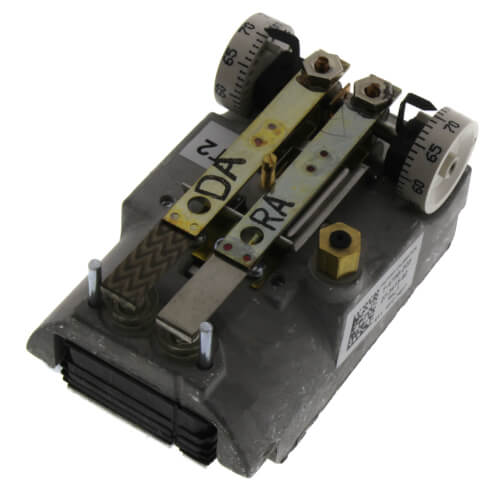 Main product image of Direct 20 psi /Reverse Acting High Volume Horizontal Mount Pneumatic Dual Temperature Thermostat (cover sold separately)