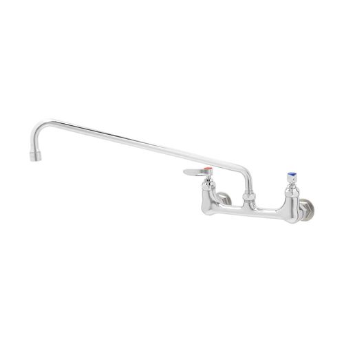 Main product image of Double Pantry Faucet, Wall Mount, 8" Centers, 18" Swing Nozzle (065x), B-0230