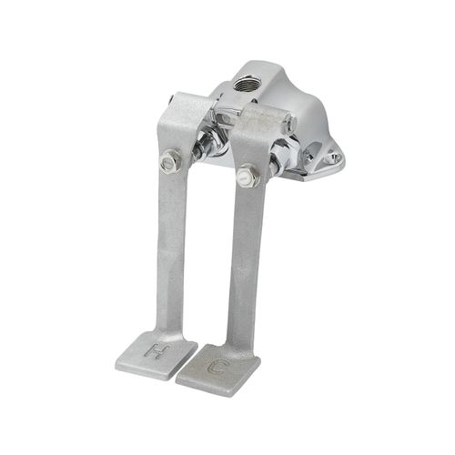 Main product image of Double Pedal Valve, Ledge Mount, 1/2" NPT Inlets & ToPSIde/upper Outlet, B-0505