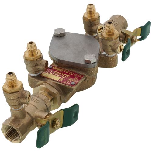 Main product image of 1/2" LF007-QT-FZ Lead Free Double Check Valve Assembly w/ Freeze Sensor Connectivity