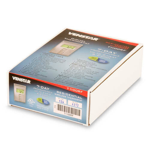 T1100RF Venstar T1100RF Venstar T1100RF Wireless Digital Thermostat
