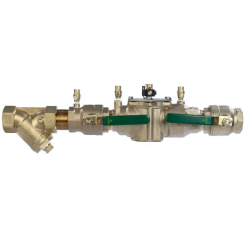 Main product image of 2" LF007M1-QT-S-FZ Lead Free Double Check Valve Assembly w/ Strainer & Freeze Sensor Connectivity