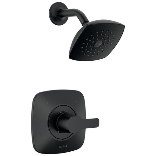 Main product image of T142339-BL-PP Modern Monitor 14 Series Shower Trim (Matte Black)