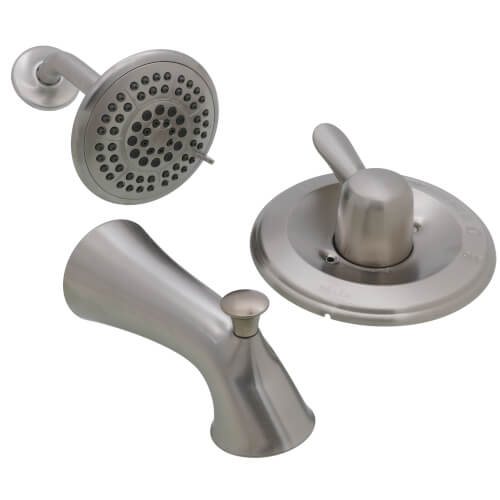 Main product image of Lahara Monitor 14 Series Tub and Shower Trim (Stainless), T14438-SS