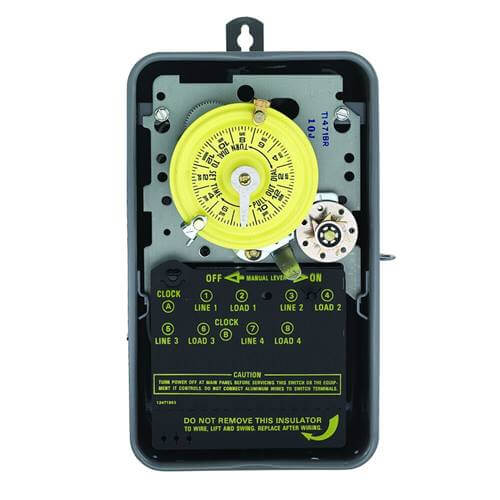 Main product image of The Skipper - 24-Hour Mechanical Time Switch, 40A, 4-SPST (120V)