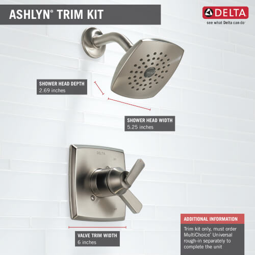 Main product image of Ashlyn Monitor 17 Series Shower Trim (Stainless Steel), T17264-SS