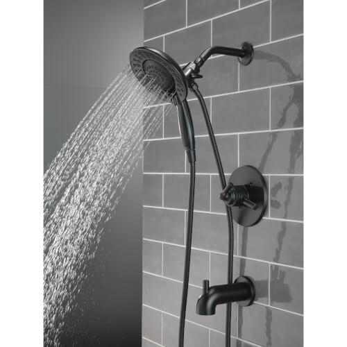 Main product image of Saylor Monitor 17 Series Tub & Shower Trim w/ In2ition (Matte Black), T17435-BL-I