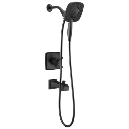 Main product image of Ashlyn Monitor 17 Series Tub and Shower Trim w/ In2ition (Matte Black), T17464-BL-I