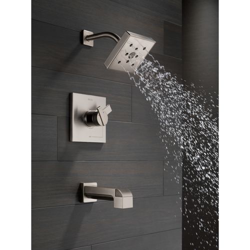 Main product image of Ara Monitor 17 Series H2Okinetic Tub & Shower Trim, 1.75 GPM (Stainless), T17467-SS