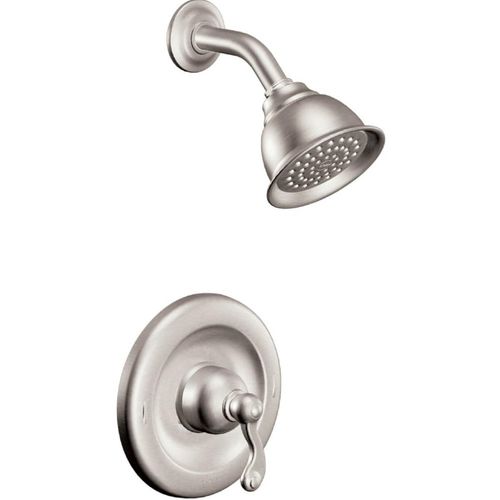 Main product image of Spot Resist Brushed Nickel Traditional Single Handle Pressure Balanced Shower Trim - Less Valve, T2122SRN