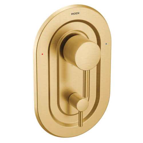 Main product image of Align Posi-Temp With Diverter Tub and Shower Valve Trim Only (Brushed Gold), T2190BG