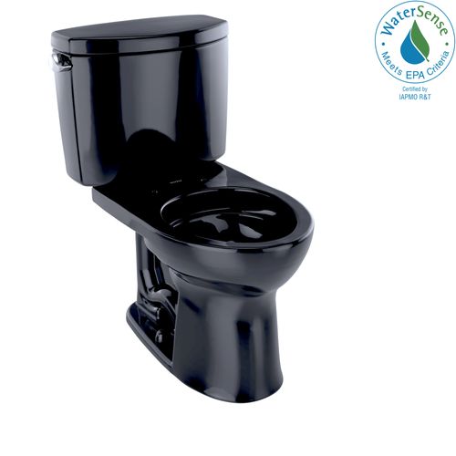 Main product image of CST453CEF#51 Drake II 2-Piece Round 1.28 GPF Universal Height Toilet (Ebony)