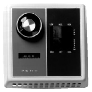 Main product image of Fan Coil Thermostat, HEAT-OFF-COOL System Switch (50 to 90F)