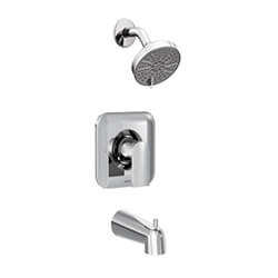Main product image of Genta LX Posi-Temp Tub and Shower Trim, Eco-Performance (Chrome), T2473EP