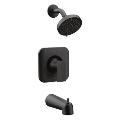 Main product image of Genta LX Posi-Temp Tub and Shower Trim, Eco-Performance (Matte Black), T2473EPBL