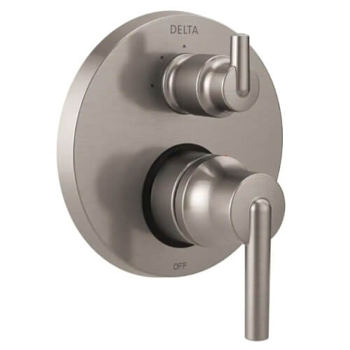 Main product image of Trinsic Contemporary Two Handle Monitor 14 Series Valve Trim w/ 3-Setting Diverter (Stainless Steel), T24859-SS