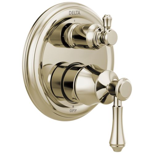 Main product image of Cassidy Traditional Monitor 14 Series Valve Trim with 3-Setting Integrated Diverter (Polished Nickel), T24897-PN