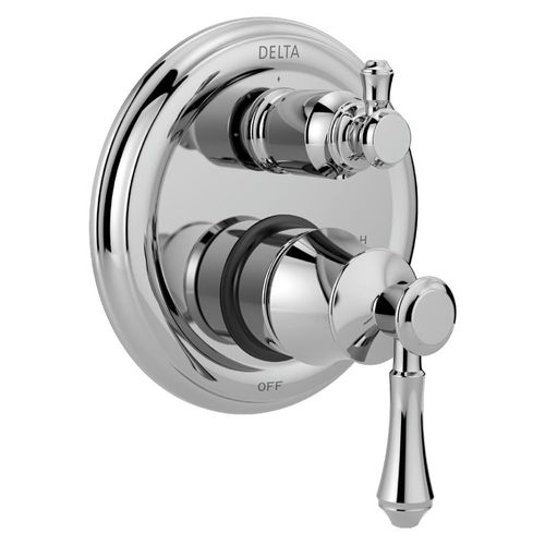 Main product image of Cassidy Traditional 2-Handle Monitor 14 Series Valve Trim w/ 3-Setting Integrated Diverter (Chrome), T24897
