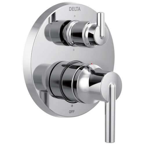Main product image of Trinsic Contemporary Two Handle Monitor 14 Series Valve Trim with 6-Setting Integrated Diverter (Chrome), T24959