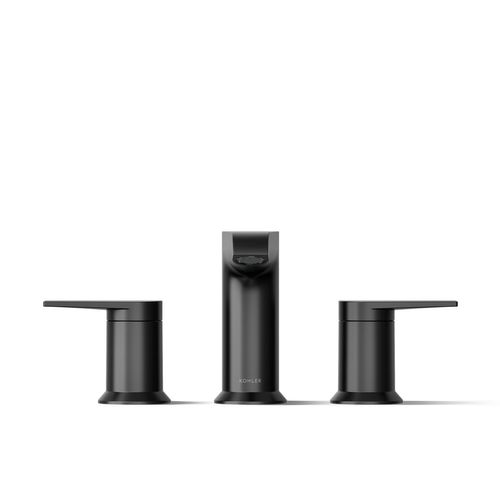 Main product image of Hint Two Handle Deck Mount Bathroom Faucet, Trim Only (Matte Black), K-T25740-4-BL