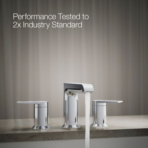 Main product image of Hint Two Handle Deck Mount Bathroom Faucet, Trim Only (Polished Chrome), K-T25740-4-CP