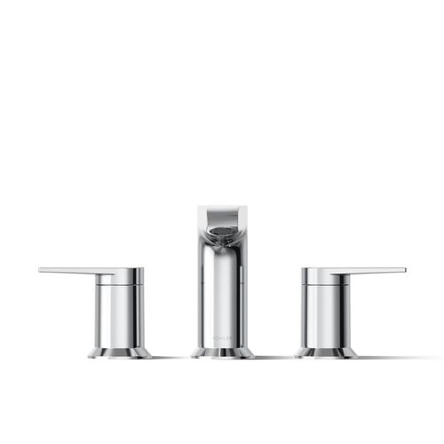 Main product image of Hint Two Handle Deck Mount Bathroom Faucet, Trim Only (Polished Chrome), K-T25740-4-CP