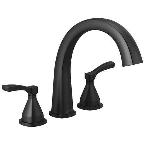 Main product image of Stryke Three Hole Roman Tub Trim (Matte Black), T2777-BL