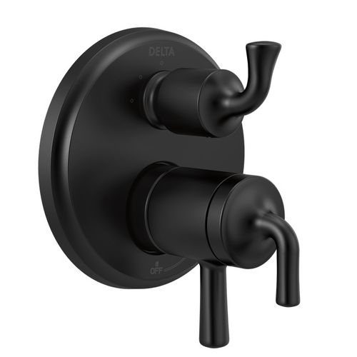 Main product image of Kayra 2-Handle Monitor 17 Series Valve Trim w/ 3- or 6- Setting Diverter (Matte Black), T27833-BL
