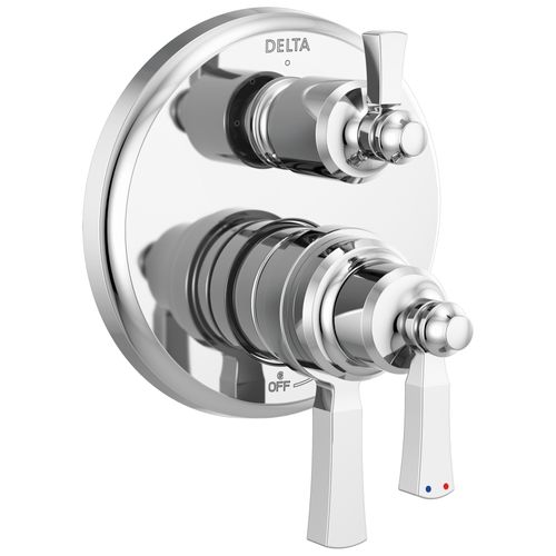 Main product image of Dorval Traditional 2-Handle Monitor 17 Series Valve Trim with 3 Setting Diverter (Chrome), T27856